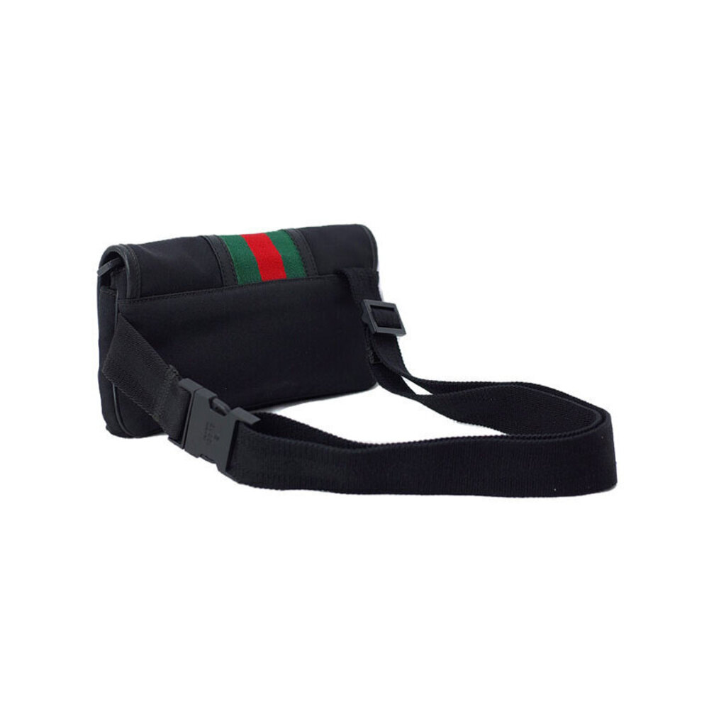 Gucci Web clutch green red stripe interlocking GG logo - Picture 2 of 9